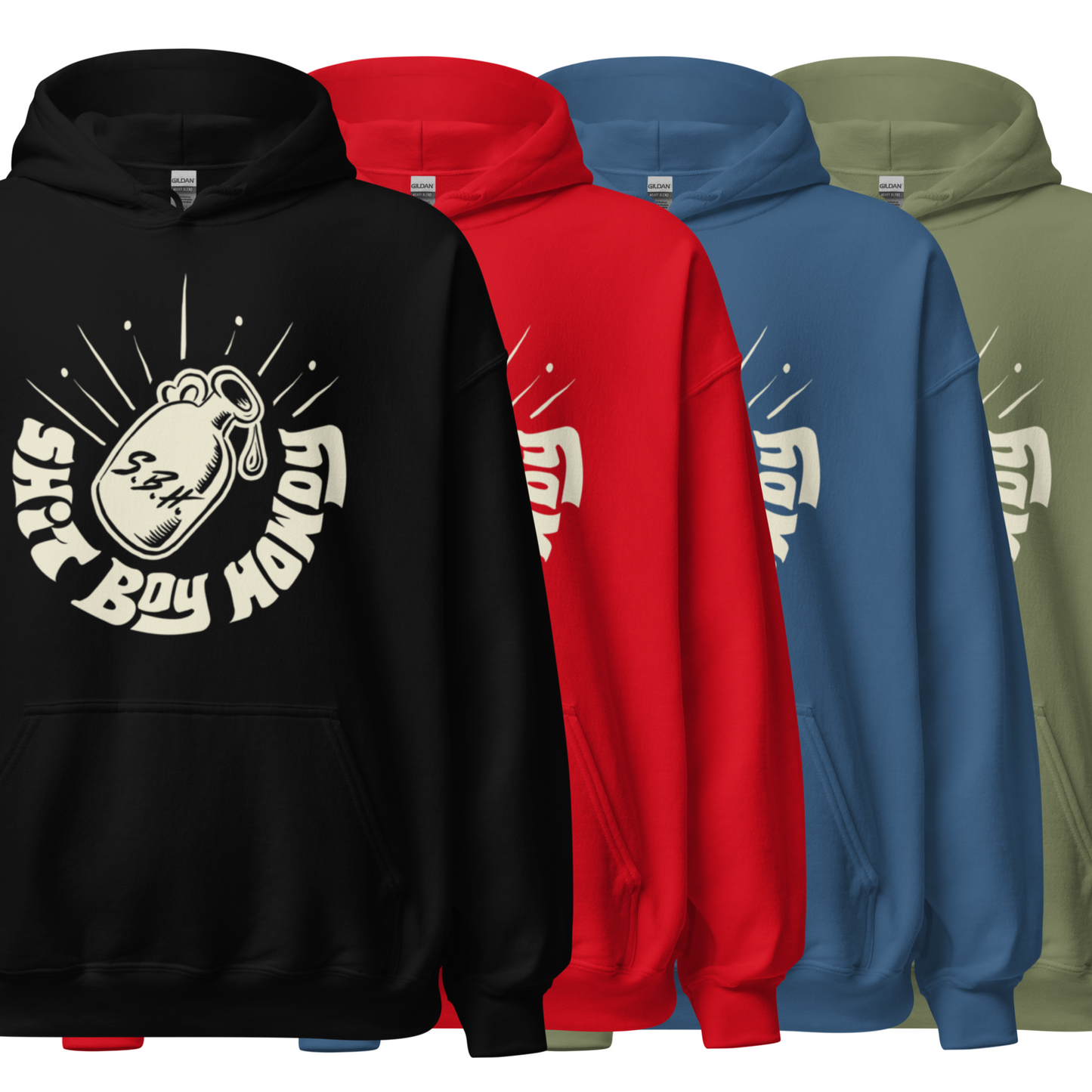 Shit Boy Howdy Moonshine Pullover Hoodie